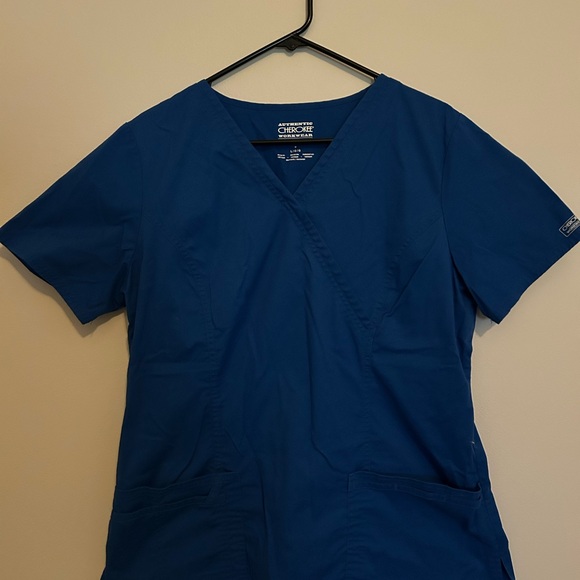 Cherokee Tops - Cherokee Classic Navy Scrub Top